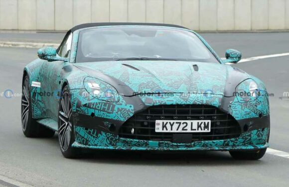 2024 Aston Martin Vantage Spy Video Catches Coupe And Roadster Testing Hard