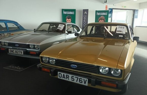 Two classic Ford Capri made famous in iconic 1970s TV series sell for £160,000