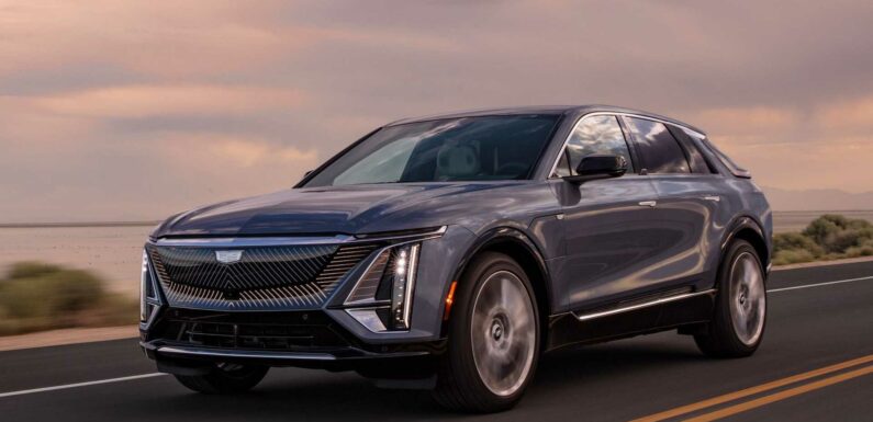 Watch How Much Range Loss A Cadillac Lyriq Suffers At 80 MPH