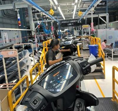 Ather 450S electric scooter production begins