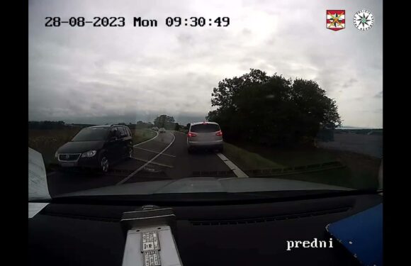 See Speeding Driver Illegally Pass Unmarked Police Car, Get Served Instant Justice