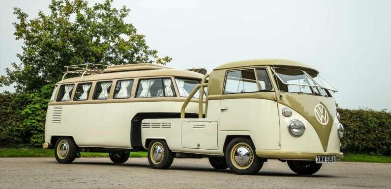 VW Bus With Audi S3 Engine And Matching Camper Has Us Seeing Double