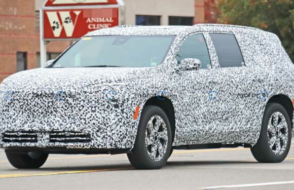 2025 Buick Enclave Spied For First Time, Shows Off Curved Display Inside