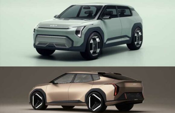 Kia reveals EV3 and EV4 concepts, production EV5