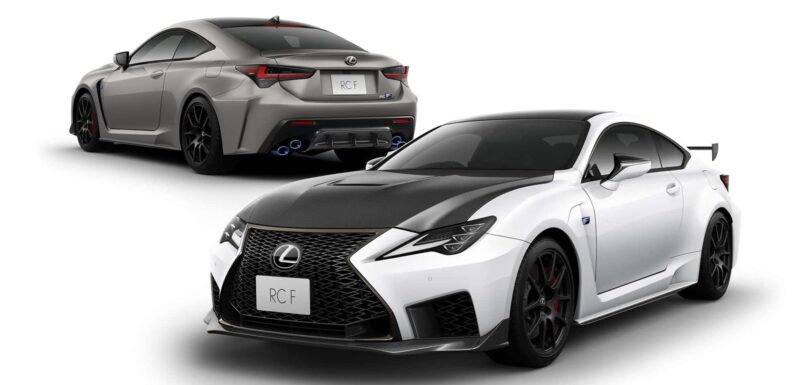 Lexus RC F Enthusiast, Emotional Touring Editions Debut In Japan