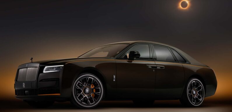 Rolls-Royce Ghost Gets Animated Headliner For Stellar Solar Eclipse Tribute