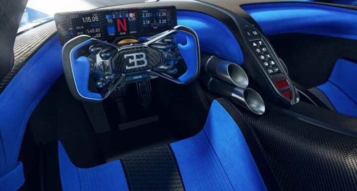 Bugatti reveals epic, X-themed interior for Bolide