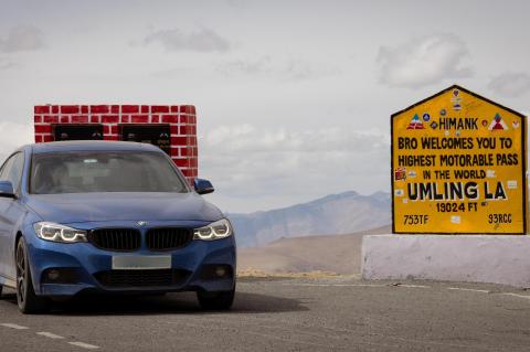 Driving my BMW 330i GT from Coimbatore to the Umling La Pass