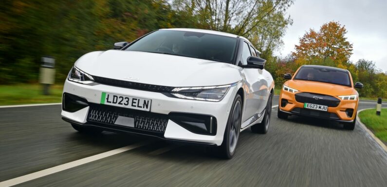 Kia EV6 GT vs Ford Mustang Mach-E GT: EV grand tourers go head-to-head