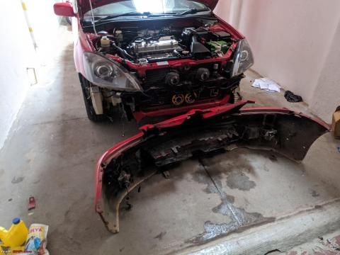 Life with a Mitsubishi Cedia: Fixing AC switch & projector headlights